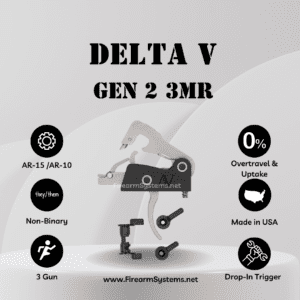 Delta V Gen 2 3MR firearm with key features highlighted.