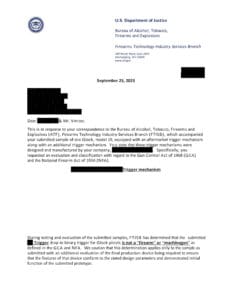 An official letter with redacted personal information and a company logo.