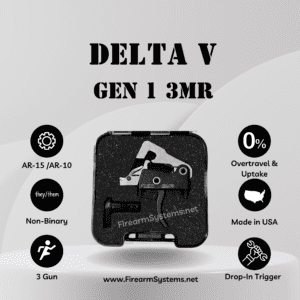 Delta V Gen 1 3MR handgun with key features highlighted.