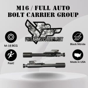 Full Auto M-16 Bolt Carrier Group