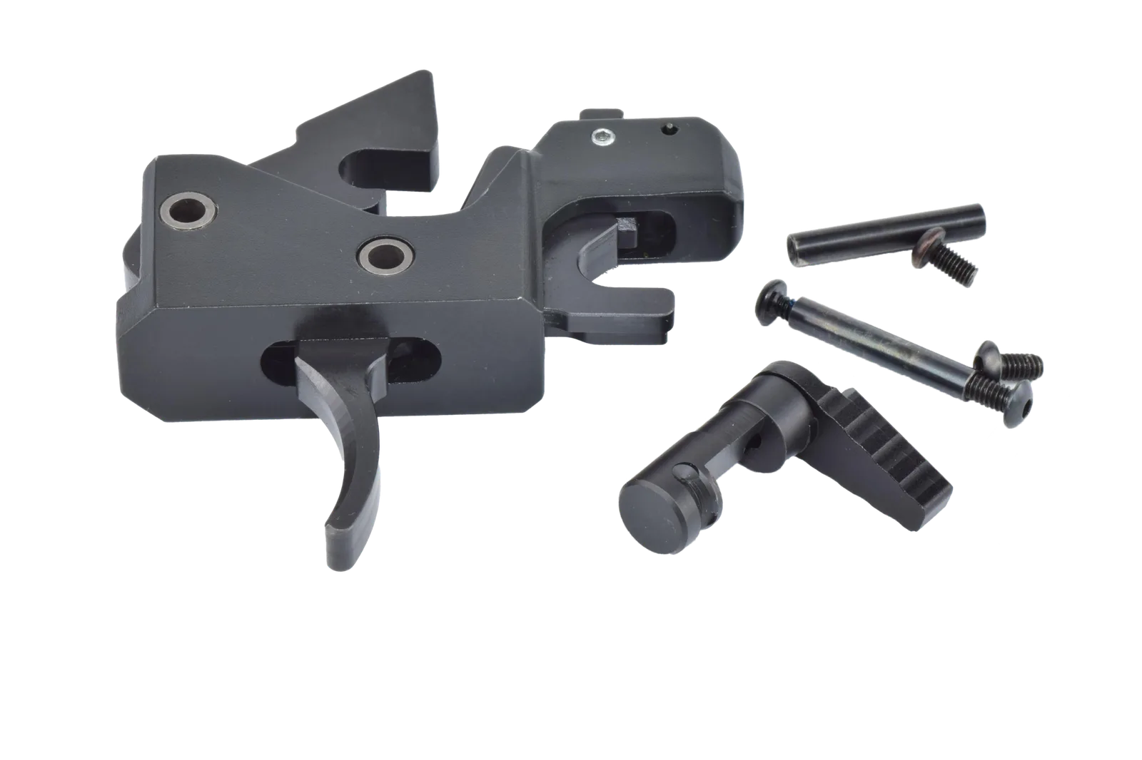Disruptor trigger cassette kit with pins and selector
