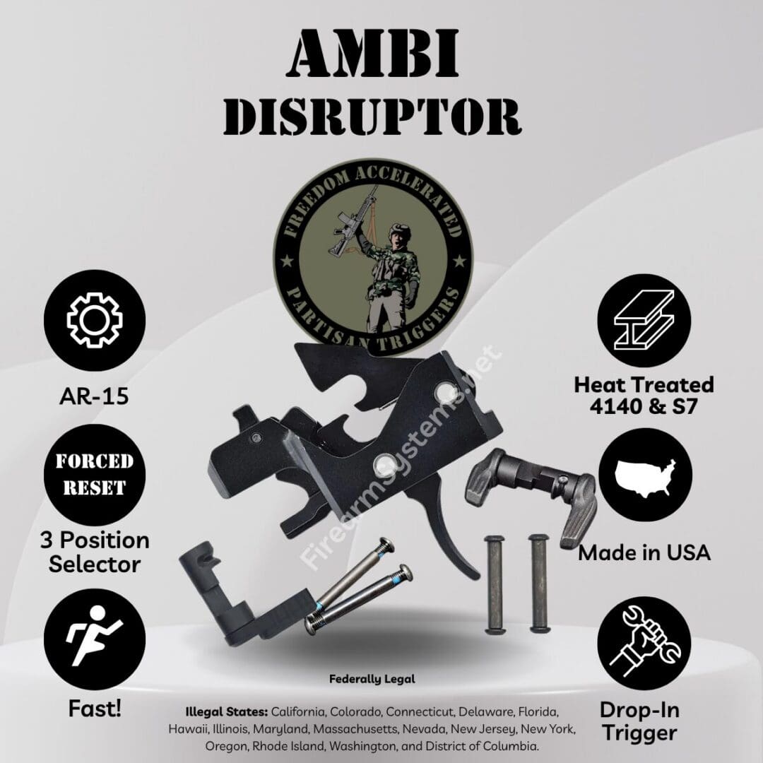 Triggered Company Disruptor with ambidextrous selector, trigger only