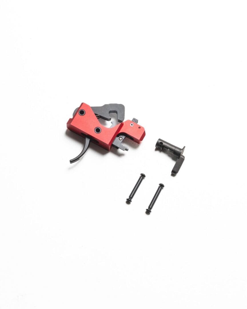 The LAT service-rifle match-grade 3-position AR-15 forced reset trigger cassette with anti-walk pins