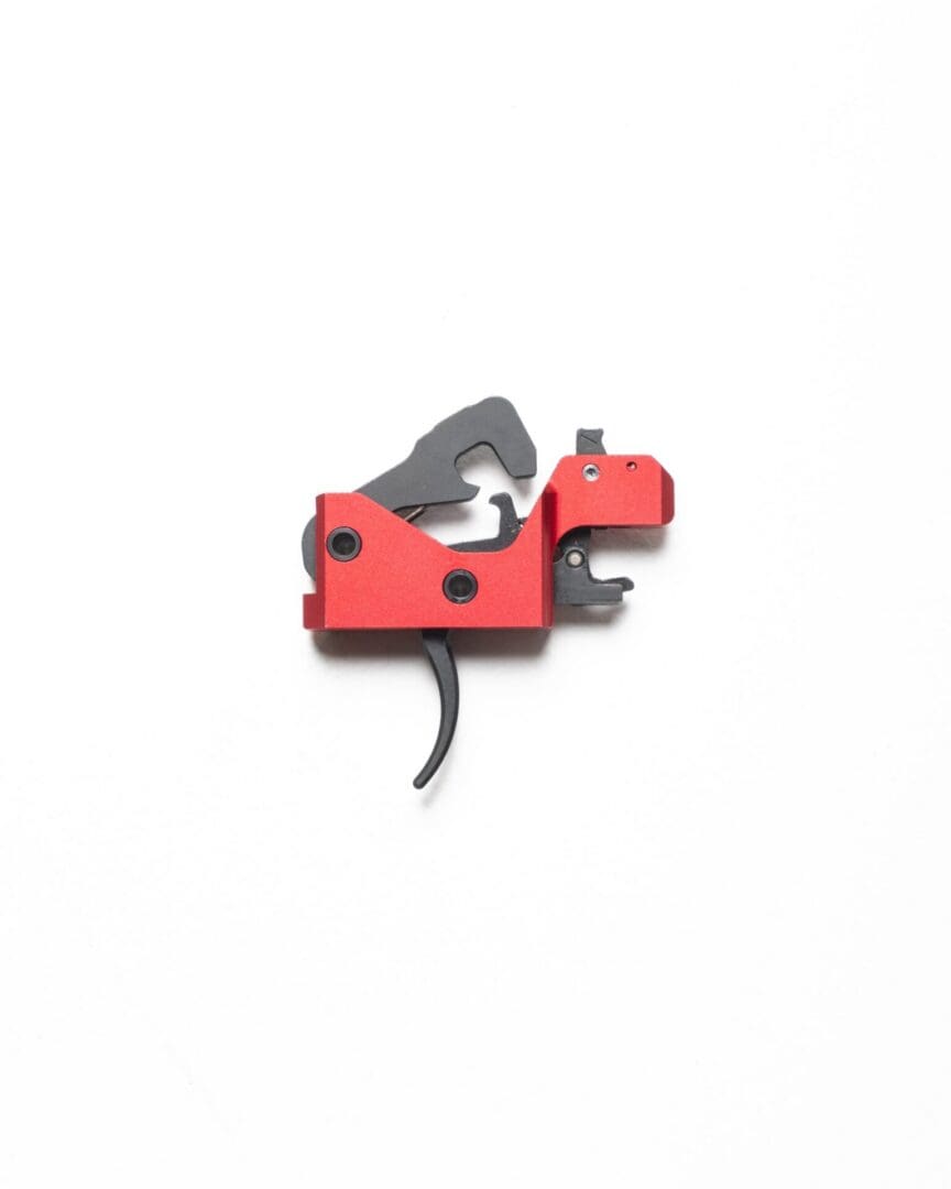 The LAT AR-15 forced reset trigger, detail view of the fire control cassette