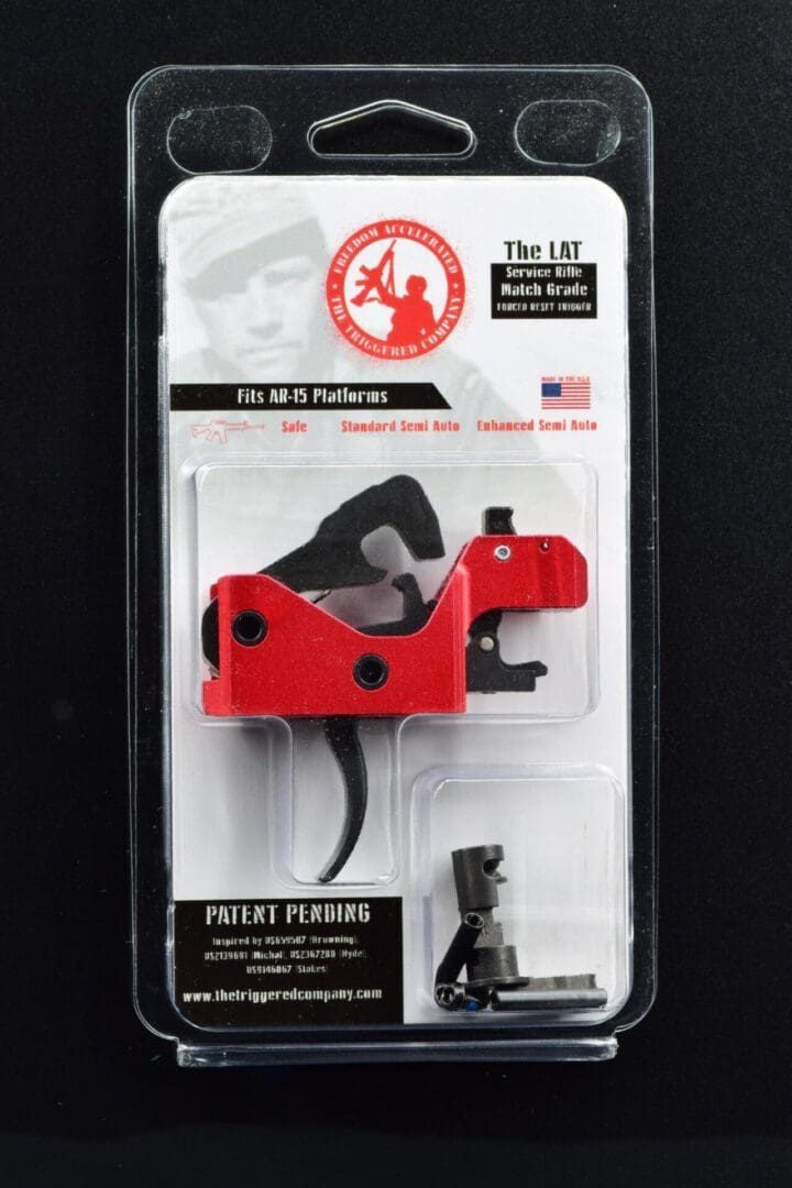 The LAT AR-15 forced reset trigger installed in a lower receiver